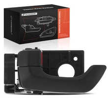 Front Driver or Rear Driver Black Interior Door Handle
