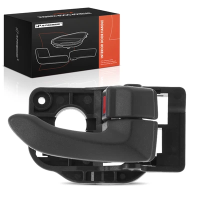 Front Passenger or Rear Passenger Black Interior Door Handle