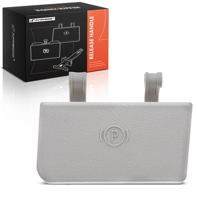 Beige Parking Brake Release Handle