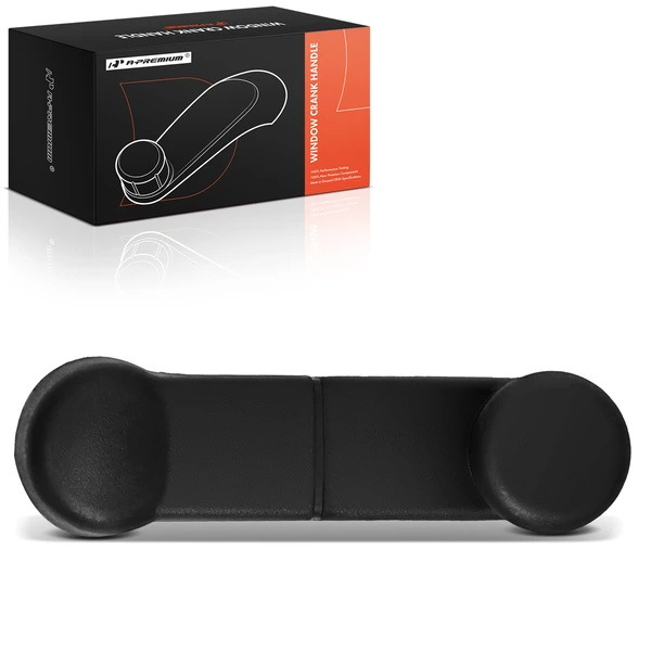 Front Driver or Passenger Texture Black Window Crank Handle for Ford F-150 2015-2023 F250 Super Duty