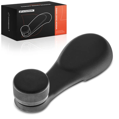 Driver or Passenger Black Window Crank Handle