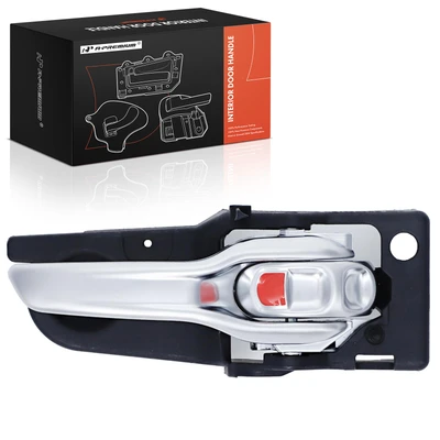 Front Passenger or Rear Passenger Black & Silver Interior Door Handle