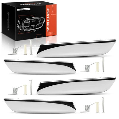 4 Pcs Front & Rear Chrome Interior Door Handle