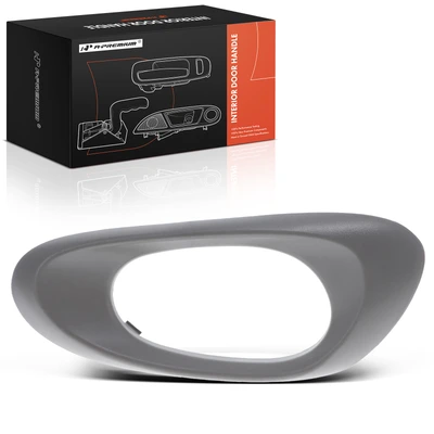 Rear Driver Texture Gray Interior Door Handle Bezel