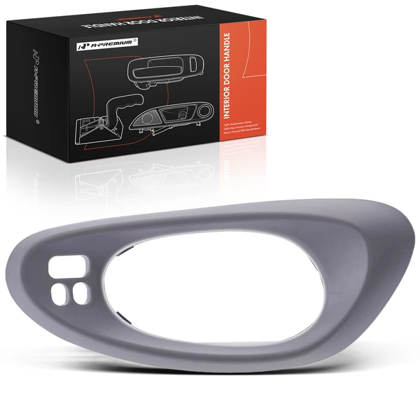 Front Driver Gray Interior Door Handle Bezel for Chevy Trailblazer 2002-2009