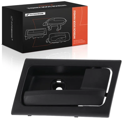 Front Passenger or Rear Passenger Black Interior Door Handle