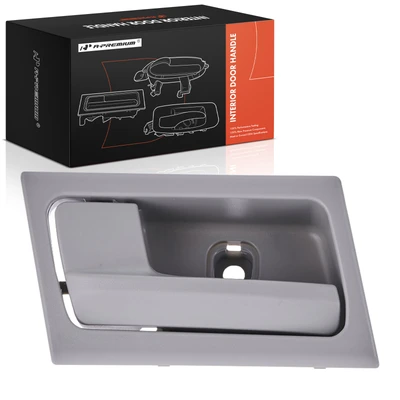 Front Driver or Rear Driver Gray Interior Door Handle