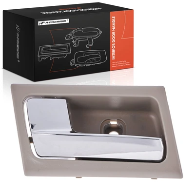 Front Driver or Rear Driver Chrome & Stone Interior Door Handle