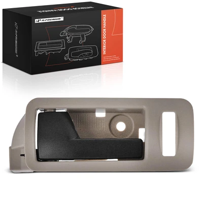 Front Driver Beige & Black Interior Door Handle