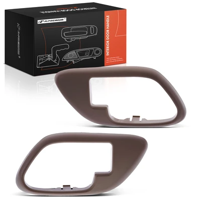 2 Pcs Beige Interior Door Handle