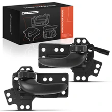 2 Pcs Driver & Passenger Black Interior Door Handle for 2000-2005 Dodge Neon