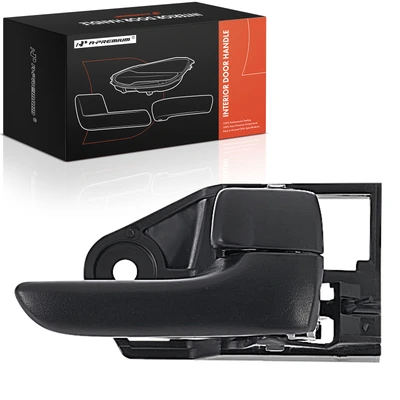 Front Passenger Black Interior Door Handle