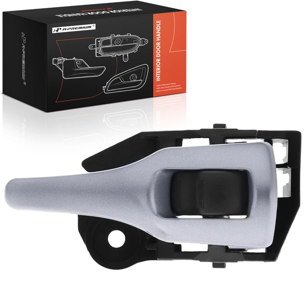 Front Passenger or Rear Passenger Black & Silver Interior Door Handle for Toyota Corolla Matrix