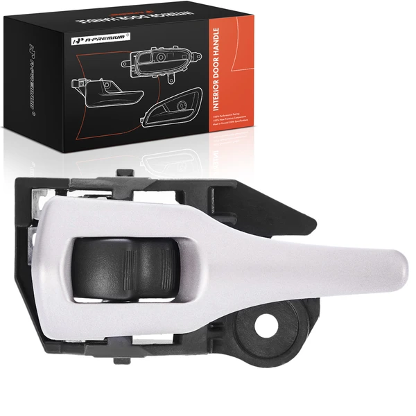 Front Driver or Rear Driver Black & Silver Interior Door Handle for 2009-2013 Toyota Corolla