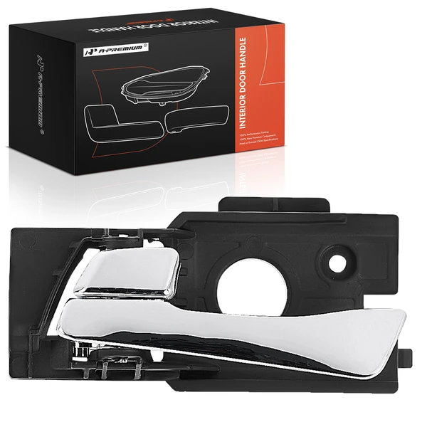 Front Driver Chrome Interior Door Handle for Hyundai Accent 2012-2017