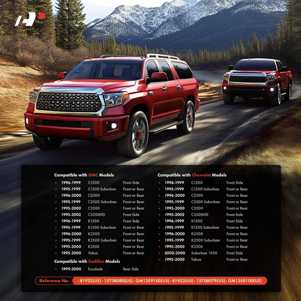 2 Pcs Gray Interior Handle Bezel for Chevy C2500 K3500 Tahoe