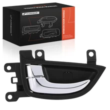 Front Driver Chrome Interior Door Handle with Keyhole for 2011-2015 Hyundai Elantra