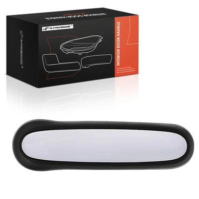 Rear Driver or Passenger Chrome & Black Interior Door Handle