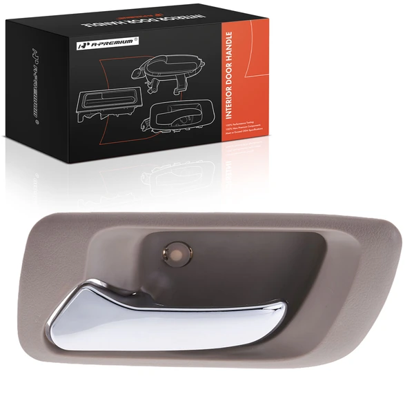 Rear Driver Chrome & Beige Interior Door Handle for Honda Accord 1998-2002 Sedan