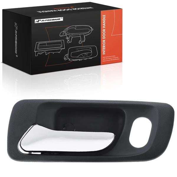 Front Driver Blue & Chrome Interior Door Handle with Hole for Honda Accord 98-02