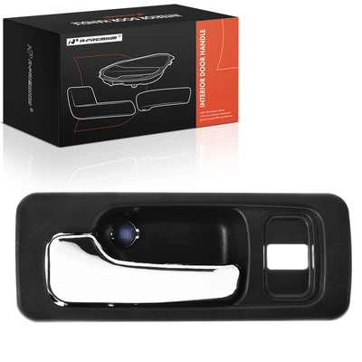 Front Driver Chrome & Blue Interior Door Handle