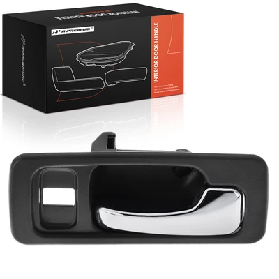 Front Passenger Chrome & Gray Interior Door Handle