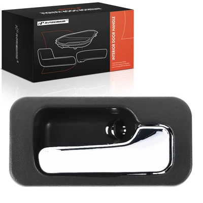 Rear Passenger Chrome & Gray Interior Door Handle