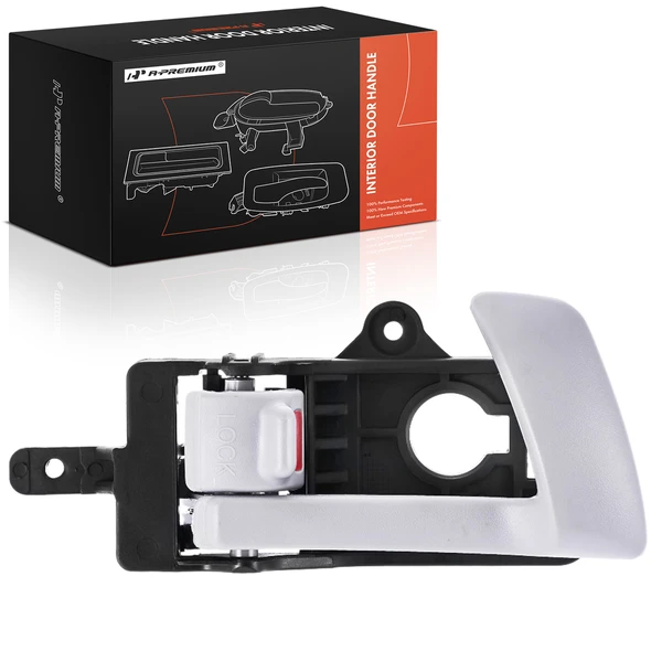 Front Passenger or Rear Passenger Gray Interior Door Handle for Hyundai Santa Fe 2007-2012