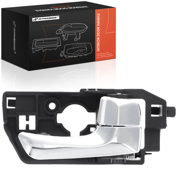 Rear Passenger Chrome Interior Door Handle for 2008-2010 Hyundai Sonata