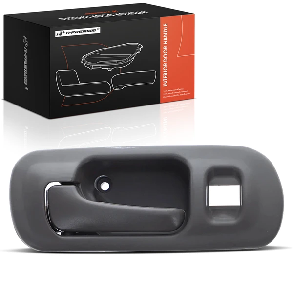 Front Driver Taupe Interior Door Handle with Hole for Honda Civic 1996-2000