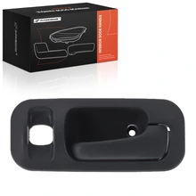 Rear Passenger Black Interior Door Handle with Hole