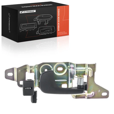 Front Passenger Black Interior Door Handle
