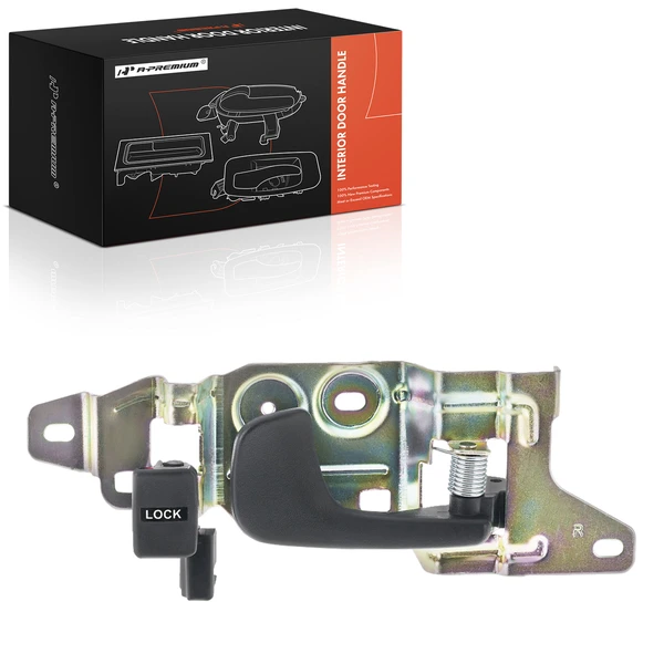 Front Passenger Black Interior Door Handle for Honda Civic 92-95 Hatchback Coupe