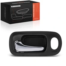 Front Driver Chrome & Black Interior Door Handle for 2002-2006 Honda CR-V