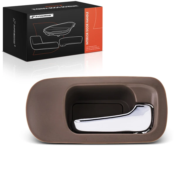 Front Passenger Chrome & Beige Interior Door Handle for 2002-2006 Honda CR-V