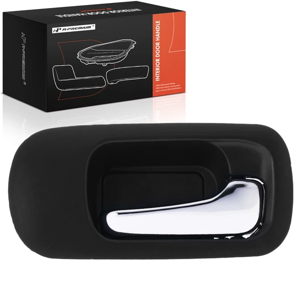 Front Passenger Chrome & Black Interior Door Handle for 2002-2006 Honda CR-V