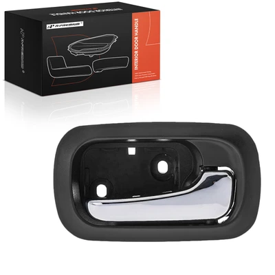 Rear Passenger Chrome & Black Interior Door Handle