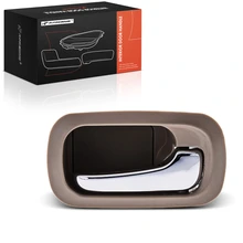 Rear Passenger Chrome & Beige Interior Door Handle for Honda CR-V 2002-2006