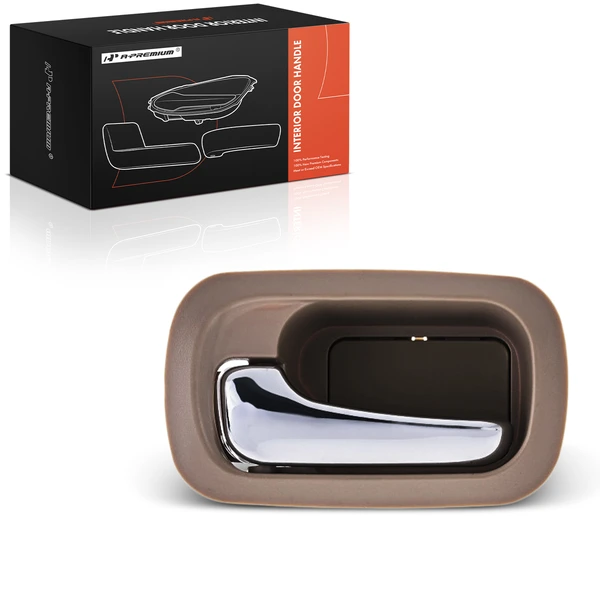 Rear Driver Chrome & Beige Interior Door Handle for 2002-2006 Honda CR-V