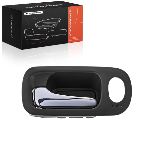 Front Driver Chrome & Gray Interior Door Handle for Honda CR-V 2002-2006