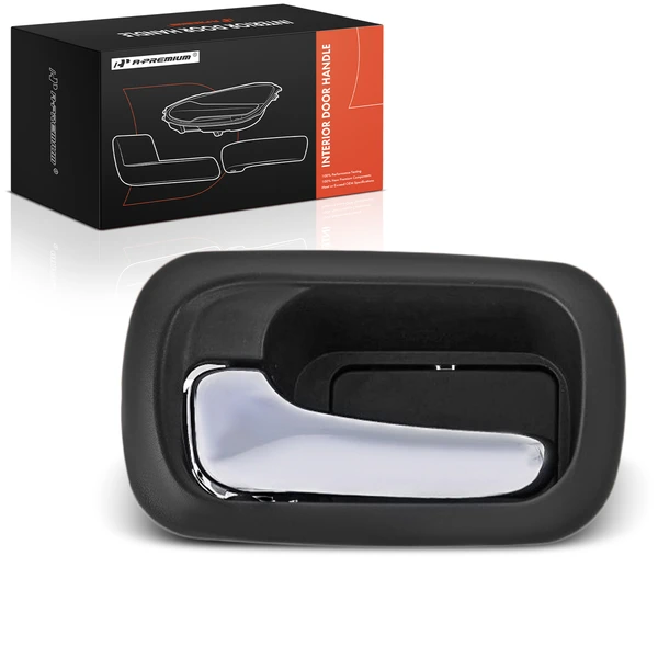 Rear Driver Chrome & Gray Interior Door Handle for 2002-2006 Honda CR-V