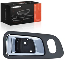 Front Driver Chrome & Gray Interior Door Handle