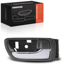 Front Passenger or Rear Passenger Chrome & Gray Interior Door Handle
