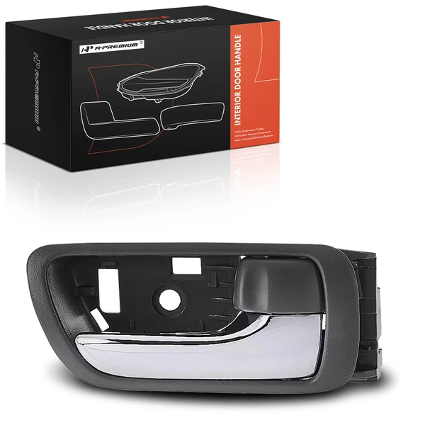 Front Passenger or Rear Passenger Chrome & Gray Interior Door Handle for Toyota Camry 02-06