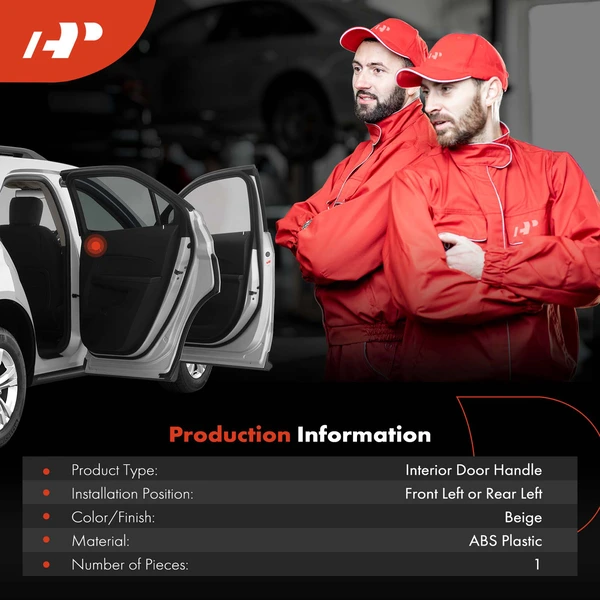 Front Driver or Rear Driver Beige Interior Door Handle for Toyota 4Runner Camry Tercel Tacoma