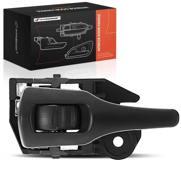 Front Driver or Rear Driver Black Interior Door Handle for Toyota Corolla 2009-2013