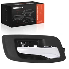 Front Passenger Chrome & Black Interior Door Handle