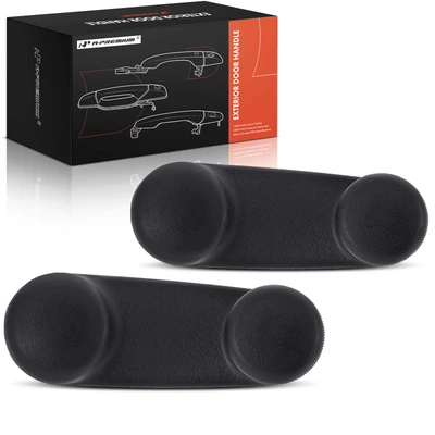 2 Pcs Front & Rear Black Window Crank Handle
