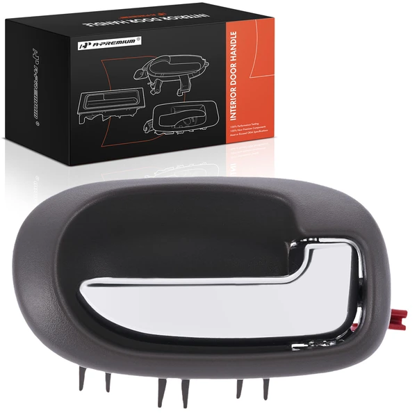 Rear Passenger Taupe & Chrome Interior Door Handle for 2001-2006 Chrysler Sebring