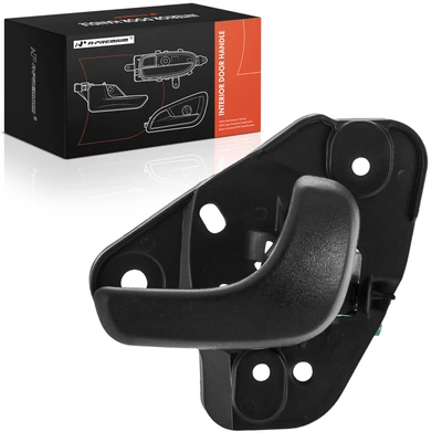 Front Passenger Black Interior Door Handle